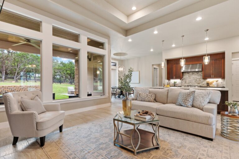 Low-SHGC energy-efficient windows installed in a North Dallas home to reduce cooling costs and improve comfort.